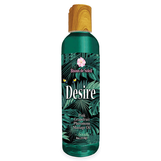 Desire Pheromone Massage Oil - Pink Grapefruit 4oz