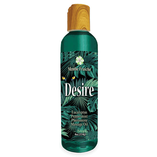 Desire Pheromone Massage Oil - Eucalyptus & Peppermint 4oz