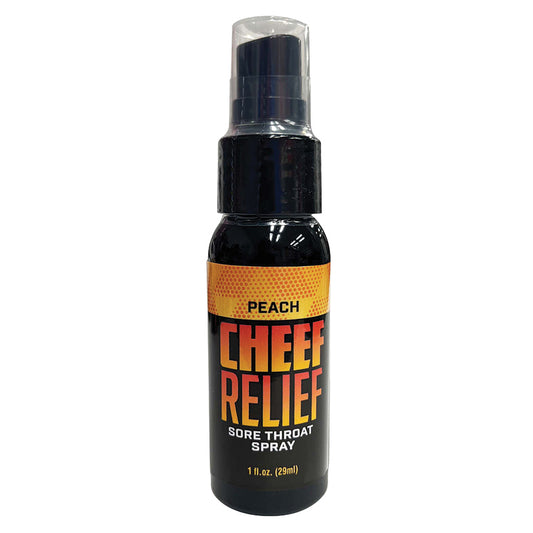 Cheef Relief Throat Spray - Peach 1oz