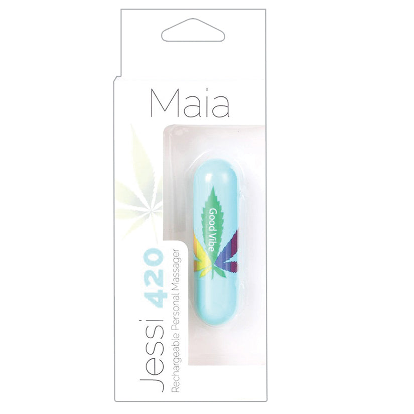 Maia-JESSI-420-Rechargeable-Super-Charged-Mini-Bullet-Teal-Blue