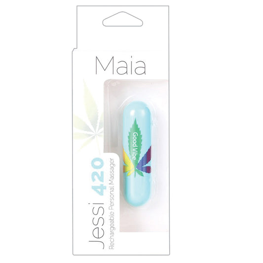 Maia-JESSI-420-Rechargeable-Super-Charged-Mini-Bullet-Teal-Blue