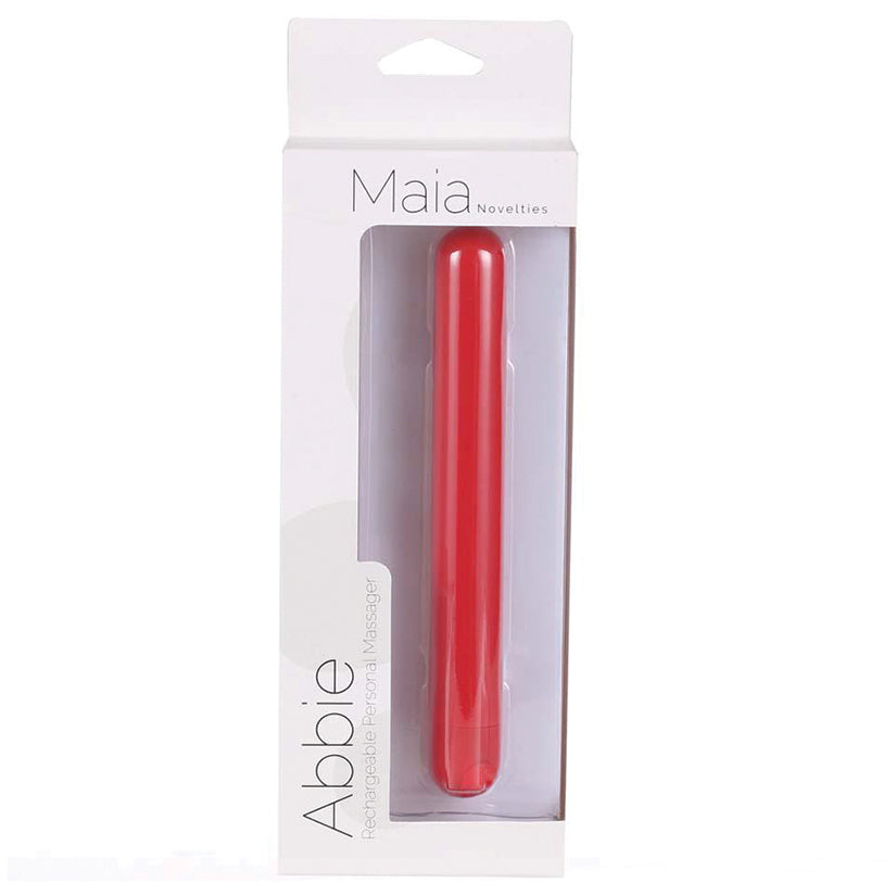 Maia-ABBIE-Rechargeable-X-Long-Super-Charged-Bullet-Red-6