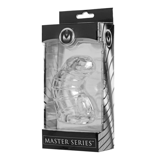 Master Series Detained 2.0 Restrictive Chastity Cage with Nubs