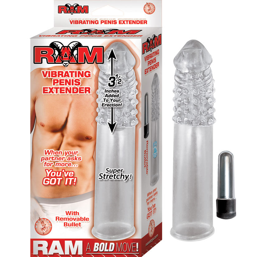 Ram-Vibrating-Penis-Extender-Clear