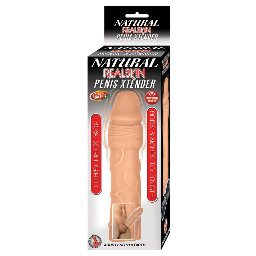 Natural-Realskin-Penis-Xtender-White