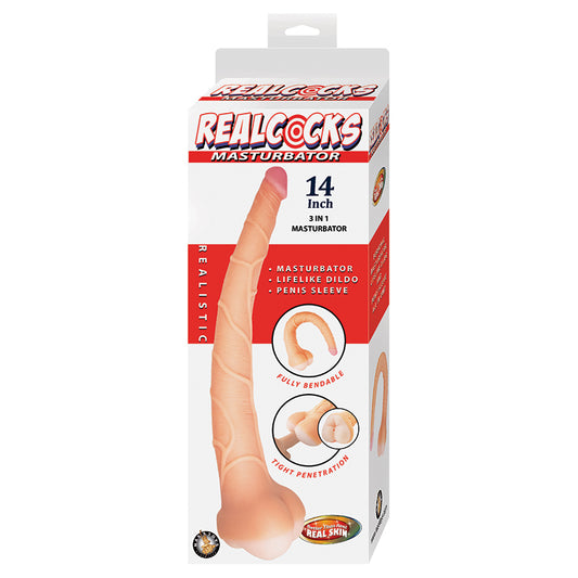 Realcocks-Masturbator-3-in-1-Dildo-Sleeve-&-Stroker-White-14