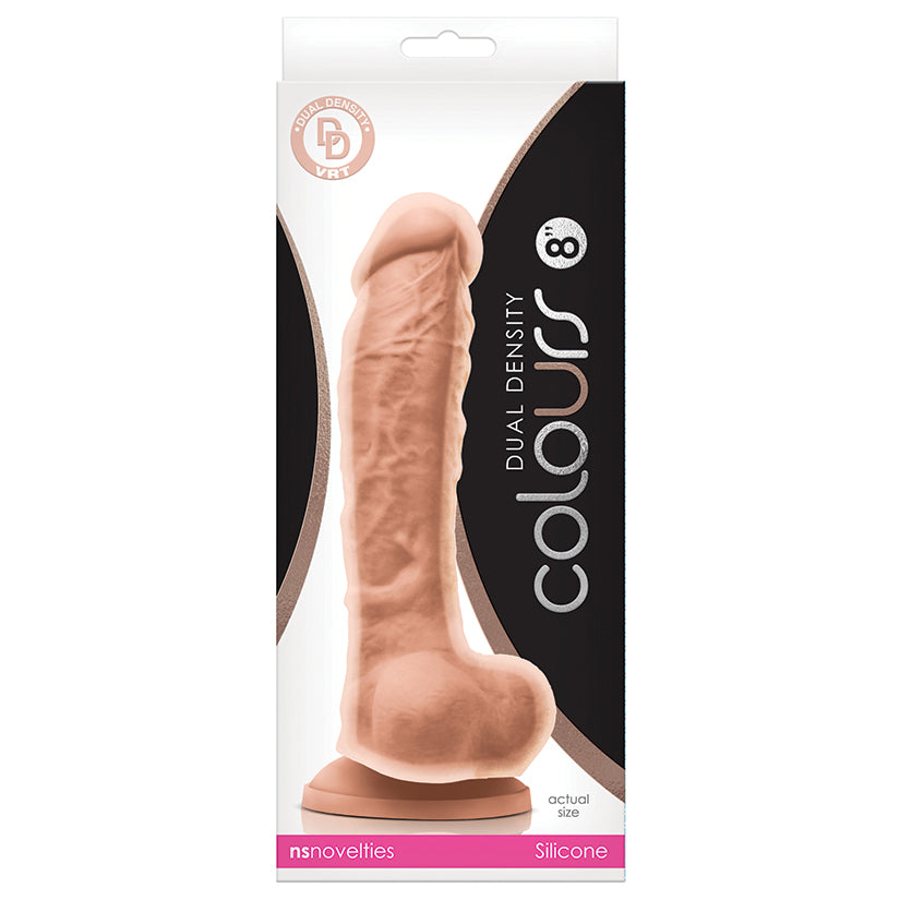 Colours-Dual-Density-Dildo-White-8