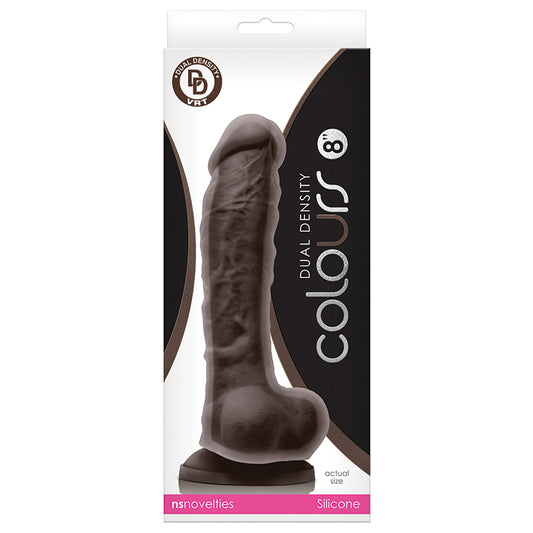 Colours-Dual-Density-Dildo-Dark-Brown-8