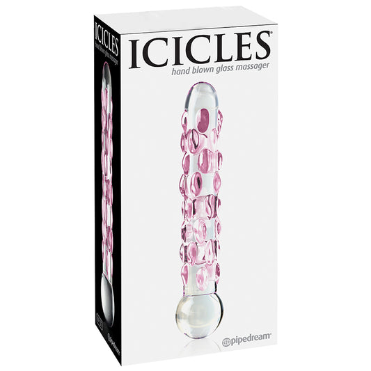 Icicles-No-7-Hand-Blown-Glass-Massager-Pink-Speckels-7