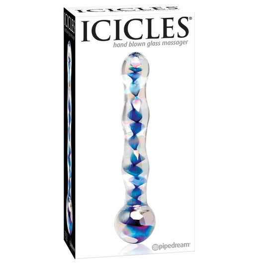 Icicles-No-8-Hand-Blown-Glass-Massager-Blue-Swirl-7