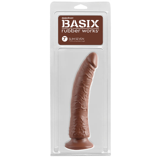 Basix-Rubber-Works-Slim-Dong-with-Suction-Cup-Brown-7