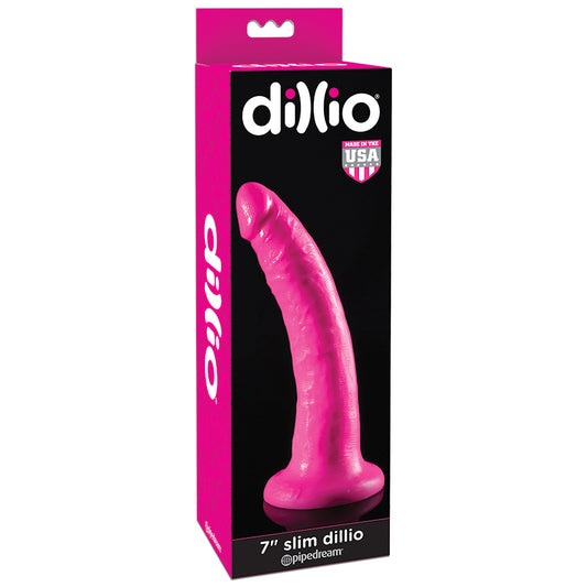 Dillio-7-Slim-Dildo-Pink