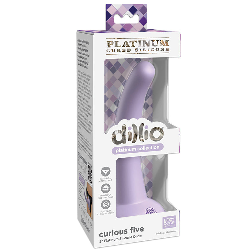 Dillio-Platinum-Curious-Five-Dildo-Purple