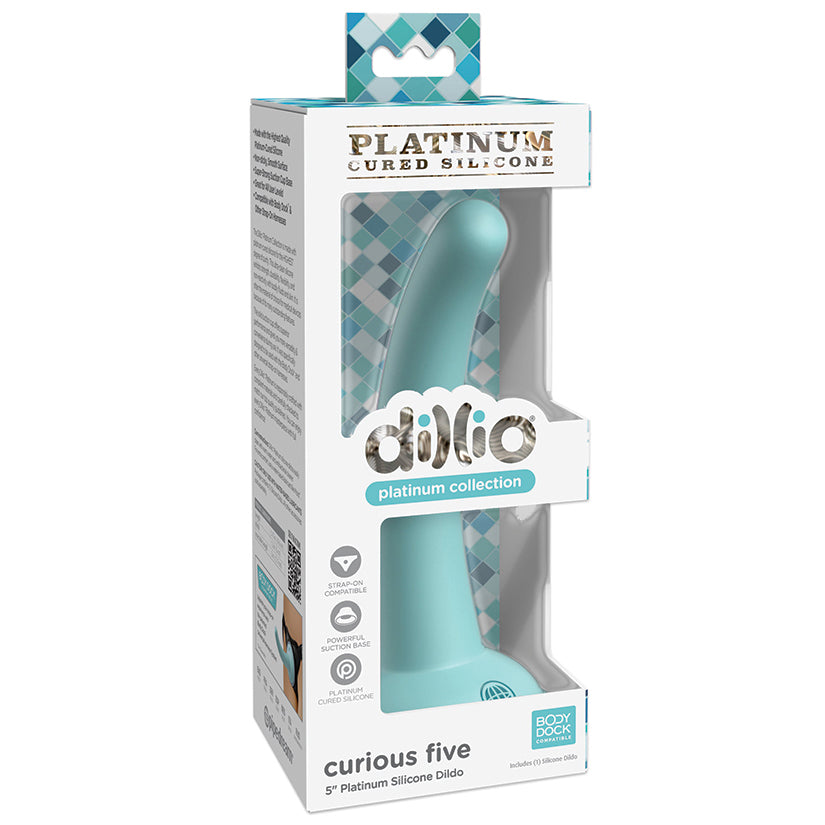 Dillio-Platinum-Curious-Five-Dildo-Teal