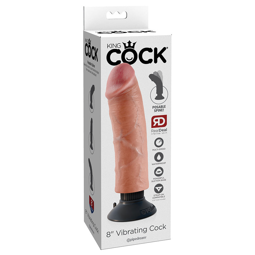 King-Cock-8-Vibrating-Cock-Light