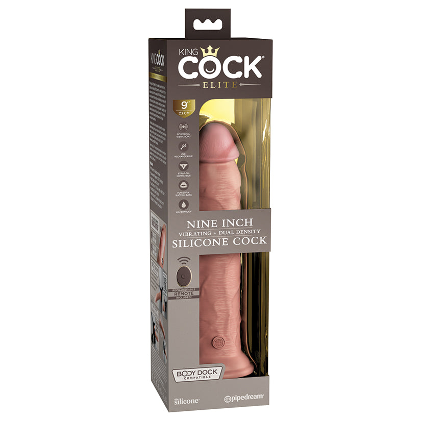 King-Cock-Elite-9-Vibrating-Silicone-Dual-Density-Cock-with-Remote-Light