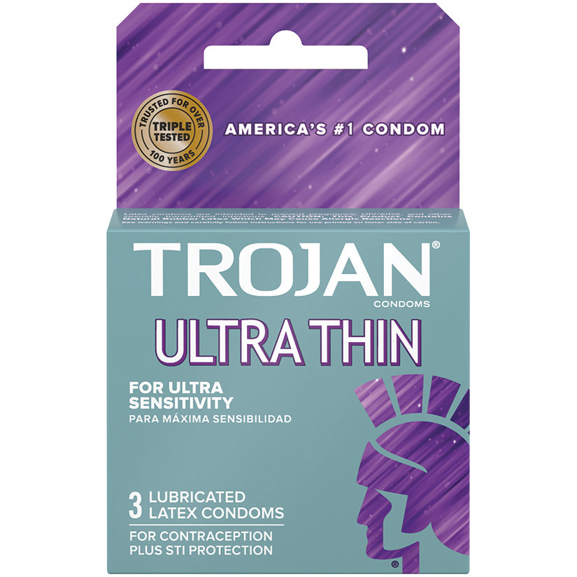 Trojan Ultra Thin Condoms (3 Pack)