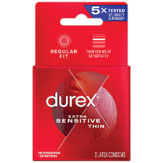 Durex Extra Sensitive Condoms (3 Pack)