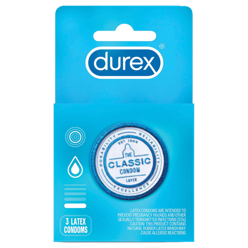 Durex Classic Condoms (3 Pack)