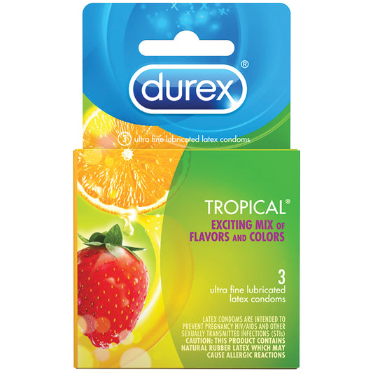 Durex Tropical Condoms (3 Pack)