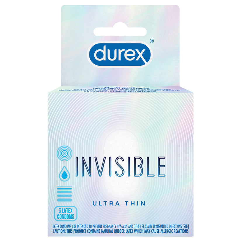 Durex Invisible Ultra Thin Condoms (3 Pack)