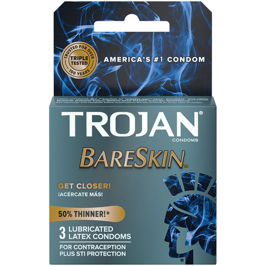 Trojan BareSkin Condoms (3 Pack)