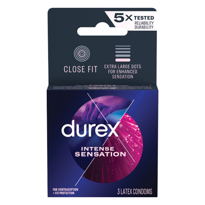 Durex Intense Sensation Condoms (3 Pack)