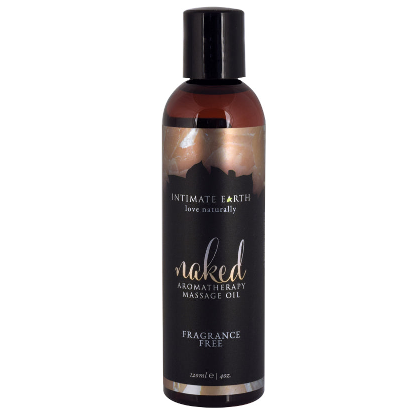 Intimate Earth Naked Aromatherapy Massage Oil - Fragrance Free 4oz