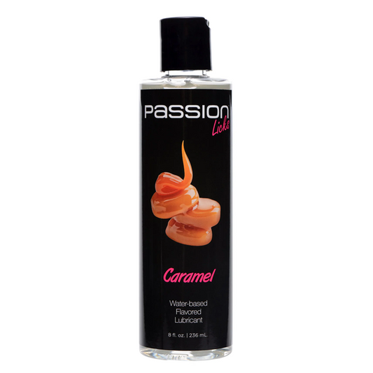 Passion Licks Caramel Water Based Flavored Lubricant - 8oz