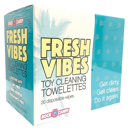 Fresh Vibes Toy Cleaning Towelettes - Box of 20