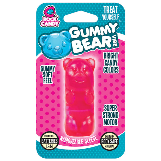 Rock Candy Gummy Bear Vibe Bullet - Pink