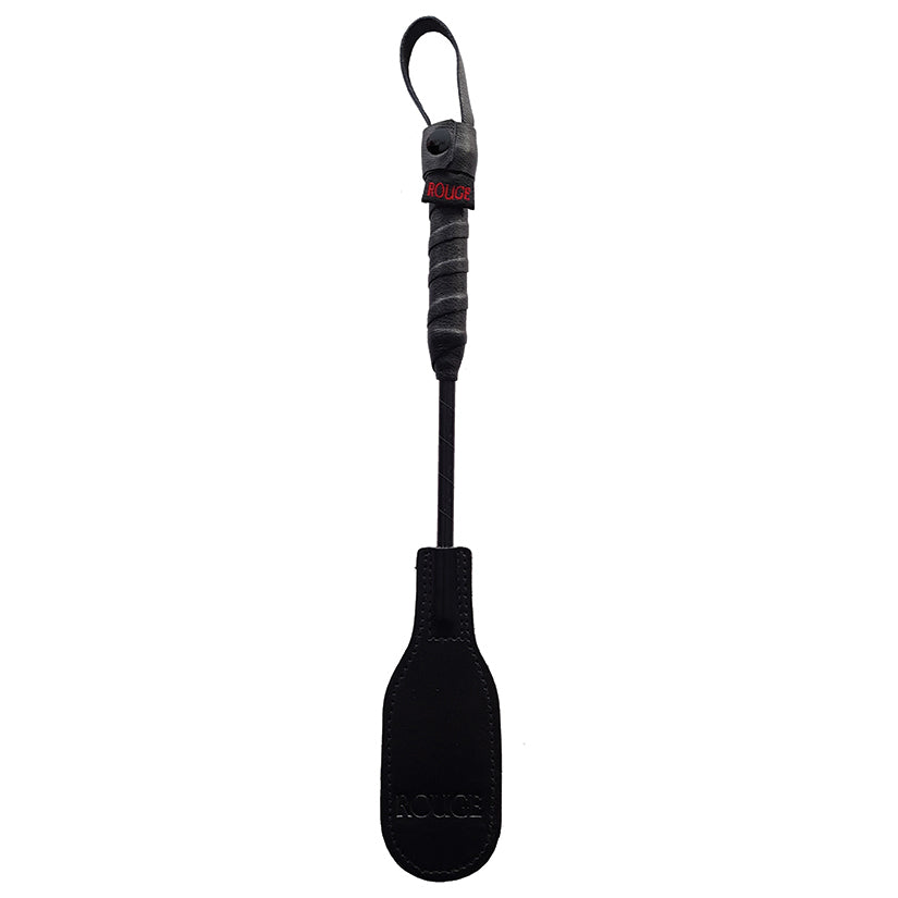 Rouge Mini Leather Oval Paddle - Black