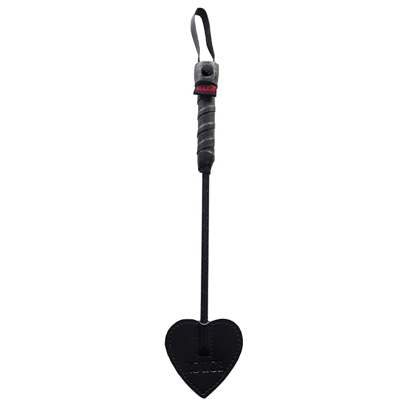 Rouge Mini Leather Spade Paddle - Black