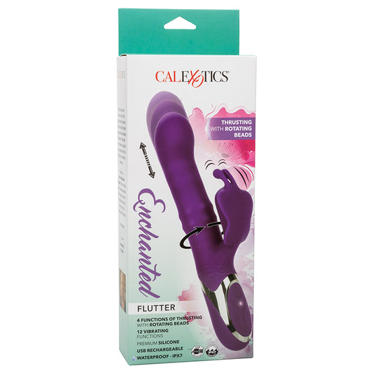 Enchanted Flutter Thrusting with Rotating Beads Dual Vibrator