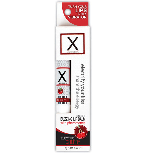 Sensuva X On The Lips Buzzing Lip Balm - Cherry