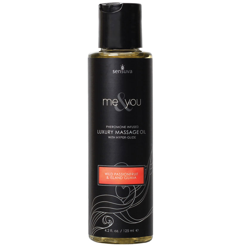 Sensuva Me & You Luxury Massage Oil - Passion Fruit/Guava 4.2oz