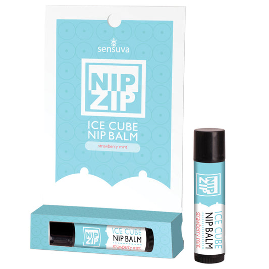 Sensuva Nip Zip Ice Cube Nip Balm - Strawberry Mint