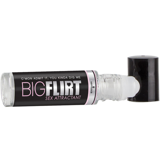 Sensuva Big Flirt Pheromone Sex Attractant Roll-On - .34oz