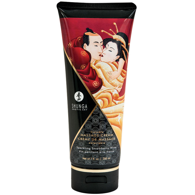 Shunga-Delicious-Massage-Cream-Sparkling-Strawberry-Wine-7oz