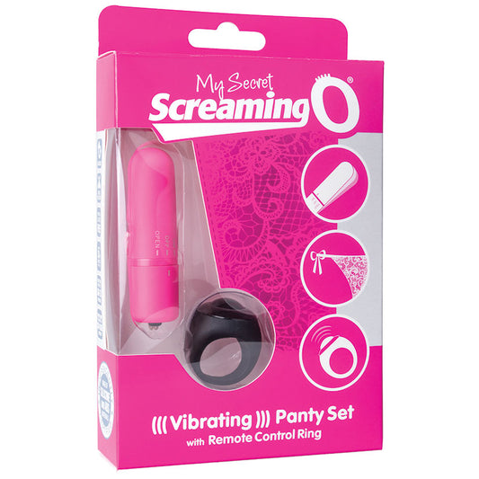 Screaming O My Secret Remote Vibrating Panties - Pink