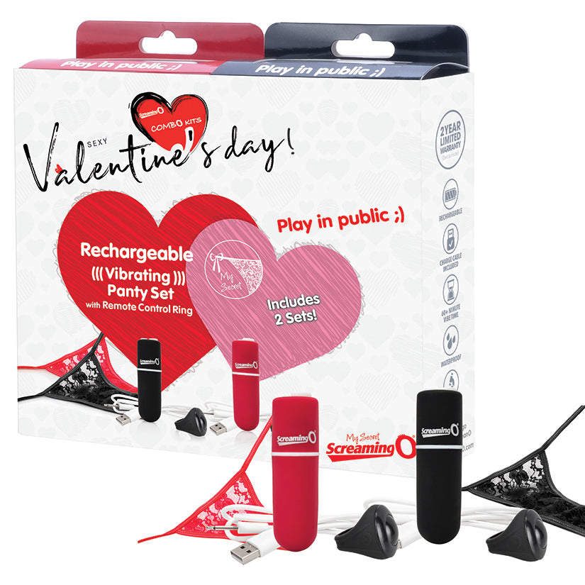 Screaming O Valentine's Day Combo Panty/Panty