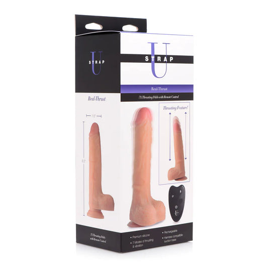 Strap U 7X Thrusting Dildo with Remote Control