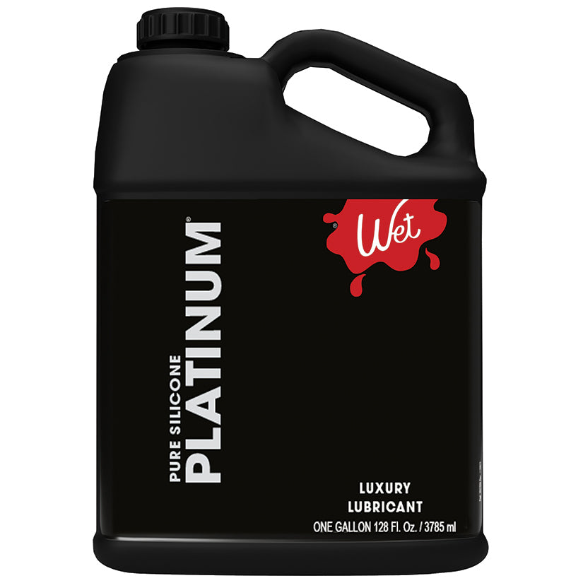 Wet Platinum Luxury Silicone Lubricant - 128oz