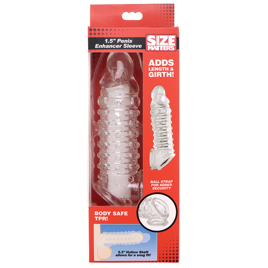 Size-Matters-15-Inch-Penis-Enhancer-Sleeve-Clear