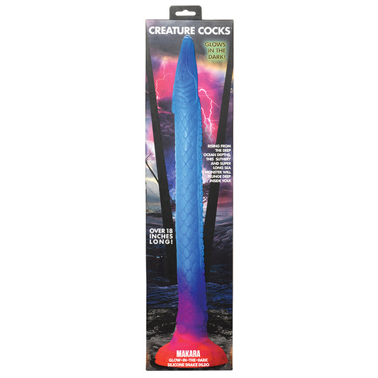 Creature-Cocks-Makara-Glow-In-The-Dark-Silicone-Snake-Dildo