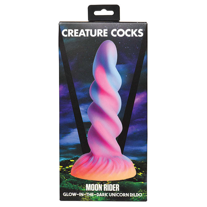 Creature Cocks Moon Rider Glow-In-The-Dark Unicorn Dildo