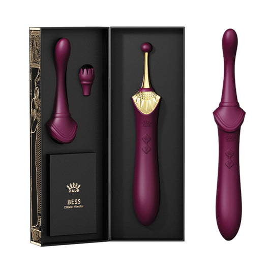 Zalo-Legend-Bess-Clitoral-Massager-Velvet-Purple