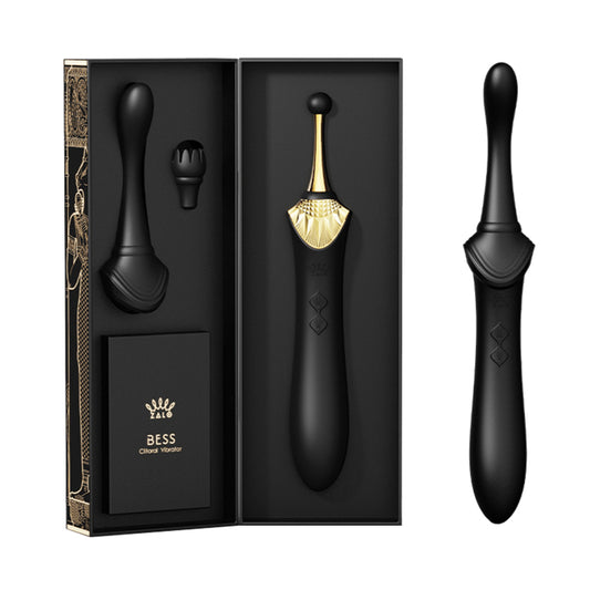 Zalo-Legend-Bess-Clitoral-Massager-Obsidian-Black