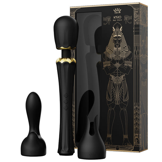 Zalo-Legend-Kyro-Wand-Massager-Obsidian-Black