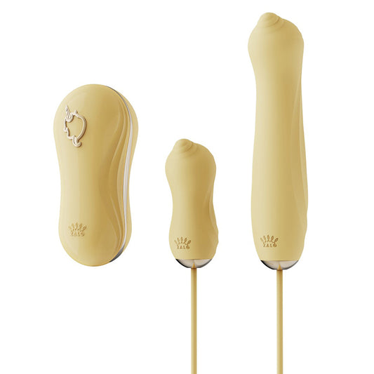 Zalo-Sweet-Magic-Unicorn-Set-Suction-Massager-Lemon-Yellow